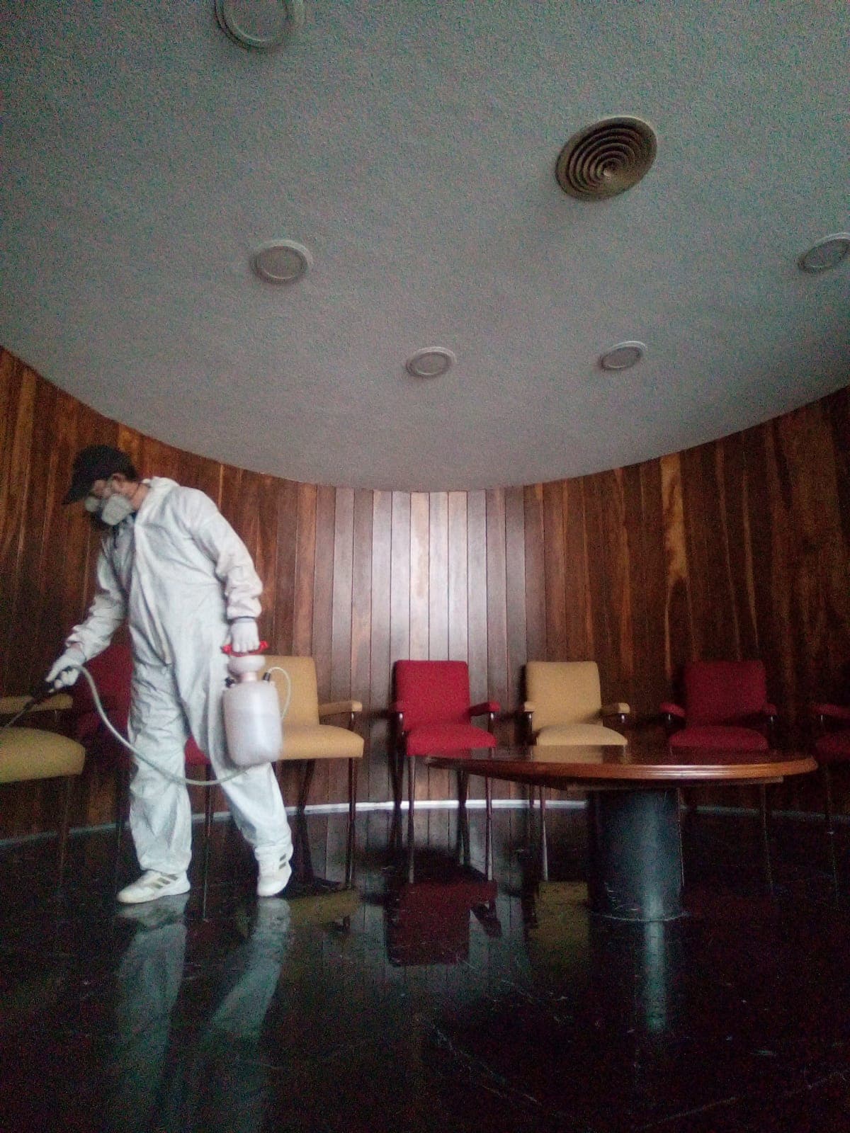 Sanitización de salas de juntas